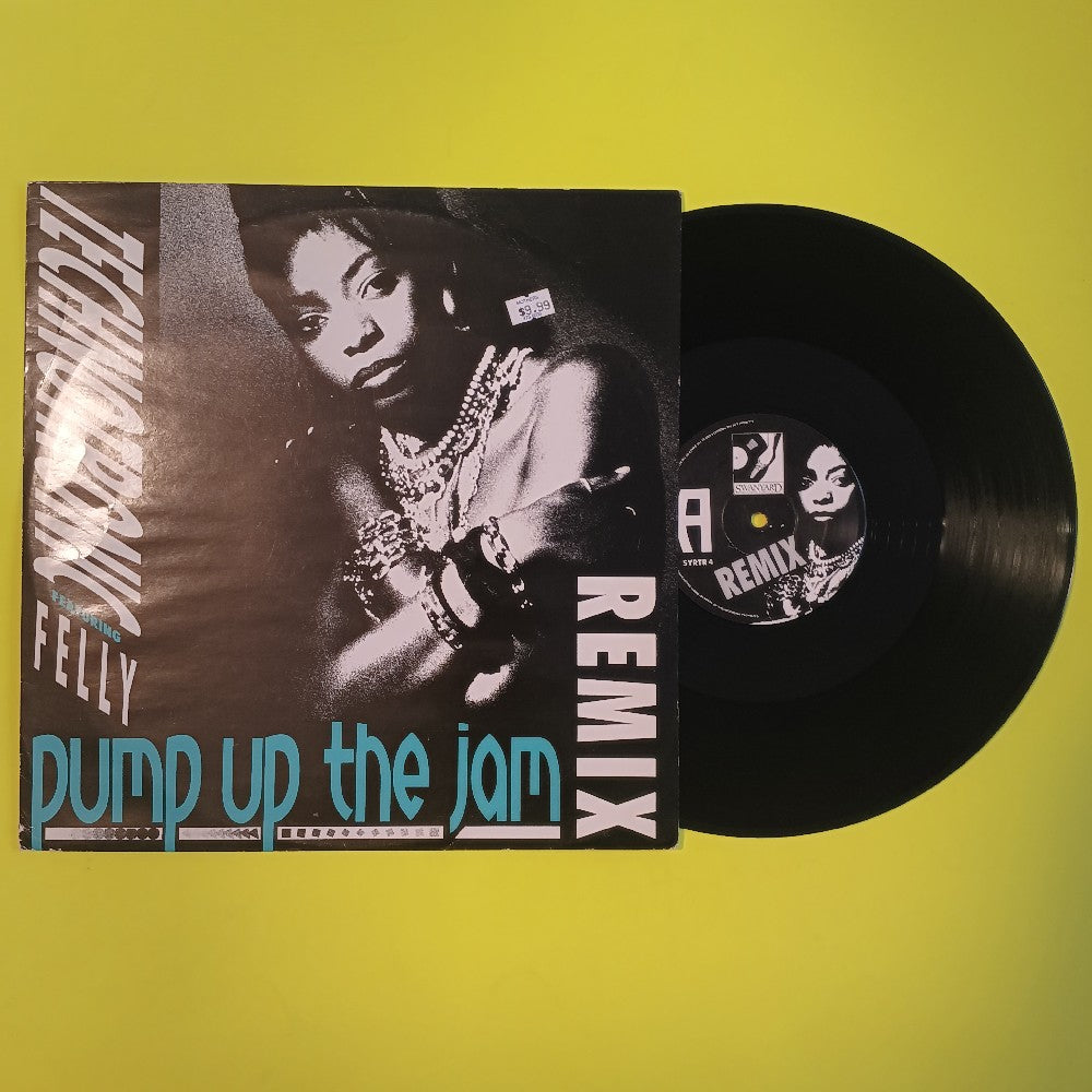 Technotronic Feat Felly - Pump Up The Jam (Remix) 12" UK - 1989 - SYRTR 4 - Used - VG+ - Vinyl
