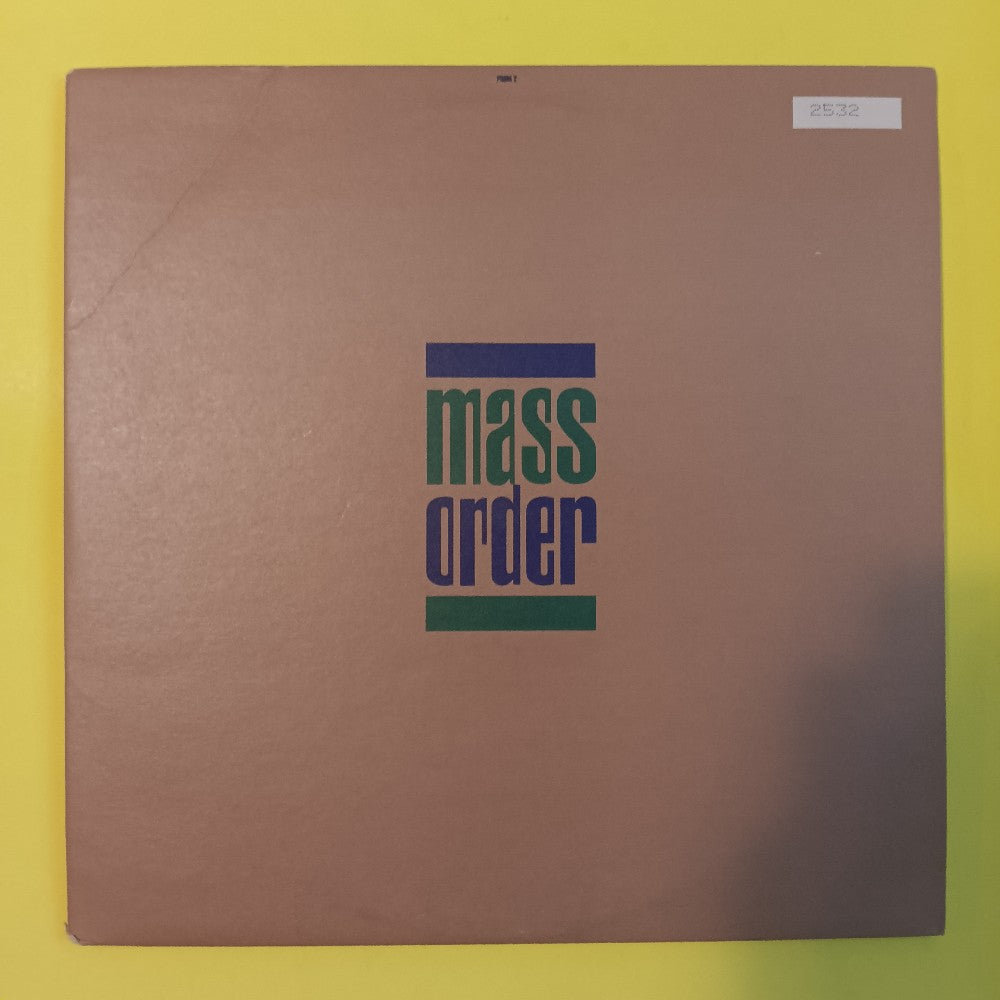 Mass Order - Lift Every Voice 2x 12" #ed Promo UK - 1992 - PROM 2 - VG++ - Vinyl
