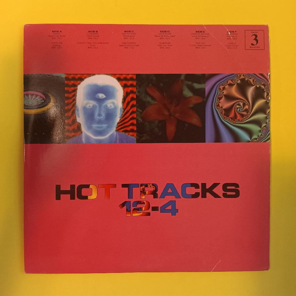 Various - Hot Tracks Series 12 Issue 4 3LP Promo - 1993 - SA 12-4 - Used - VG++ - Vinyl