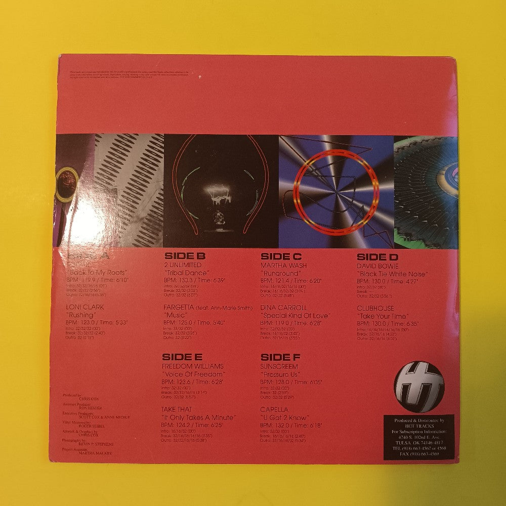 Various - Hot Tracks Series 12 Issue 4 3LP Promo - 1993 - SA 12-4 - Used - VG++ - Vinyl