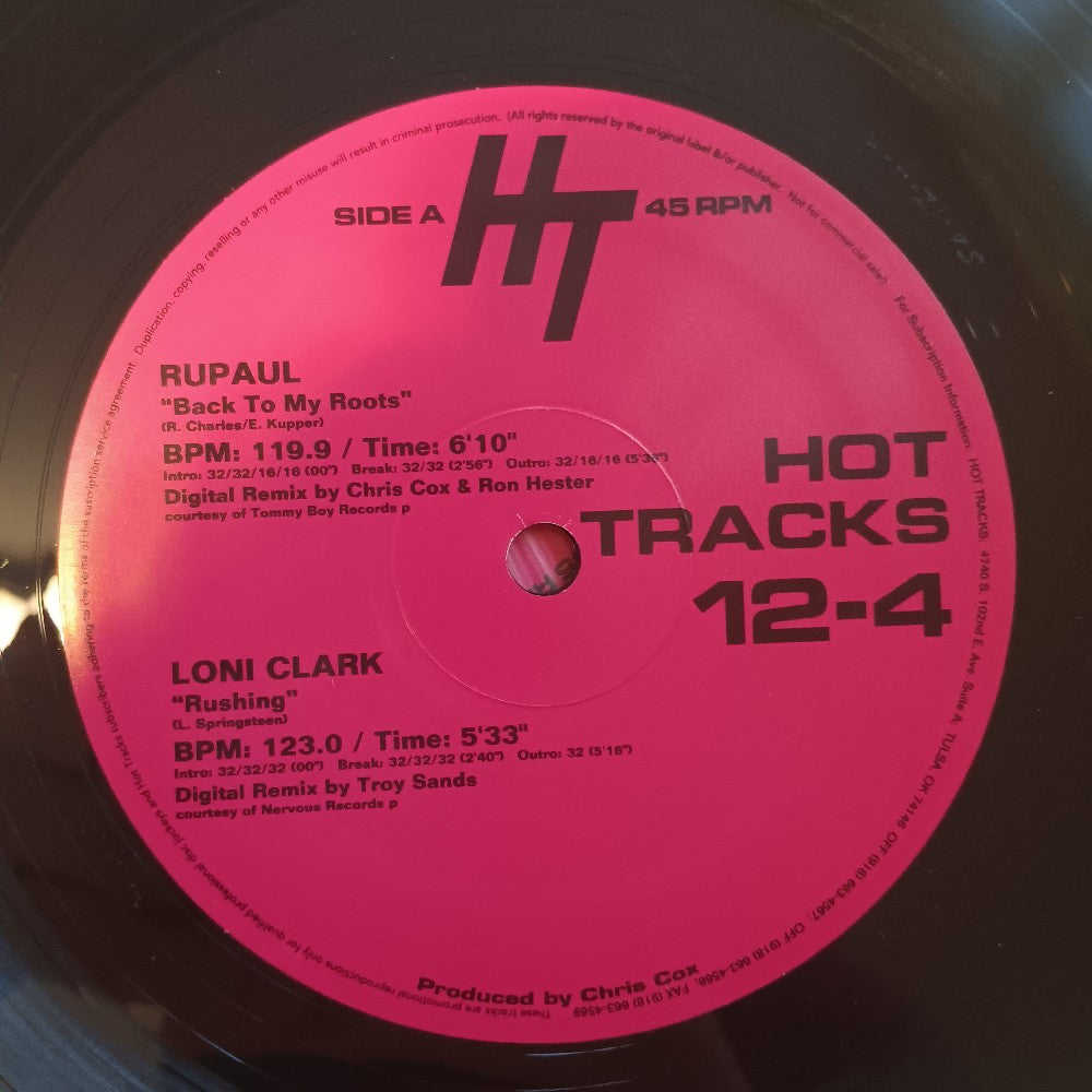 Various - Hot Tracks Series 12 Issue 4 3LP Promo - 1993 - SA 12-4 - Used - VG++ - Vinyl