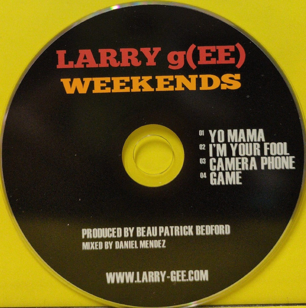 Larry g(EE) - Weekends - 2011 - Used - EX - CDs - EP - Cardboard Sleeve
