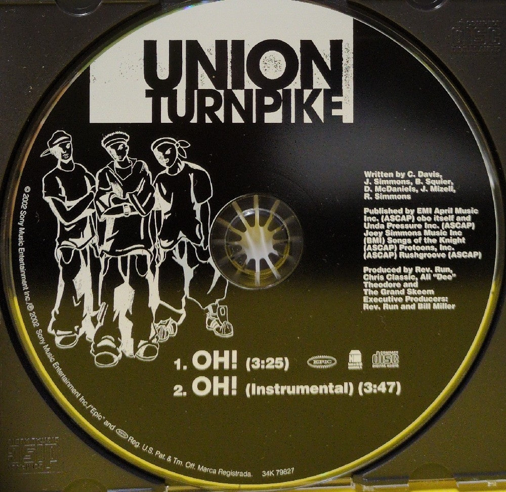 Union Turnpike - Oh! - 2002 - 34K 79827 - Used - VG++ - CDs - CD Single