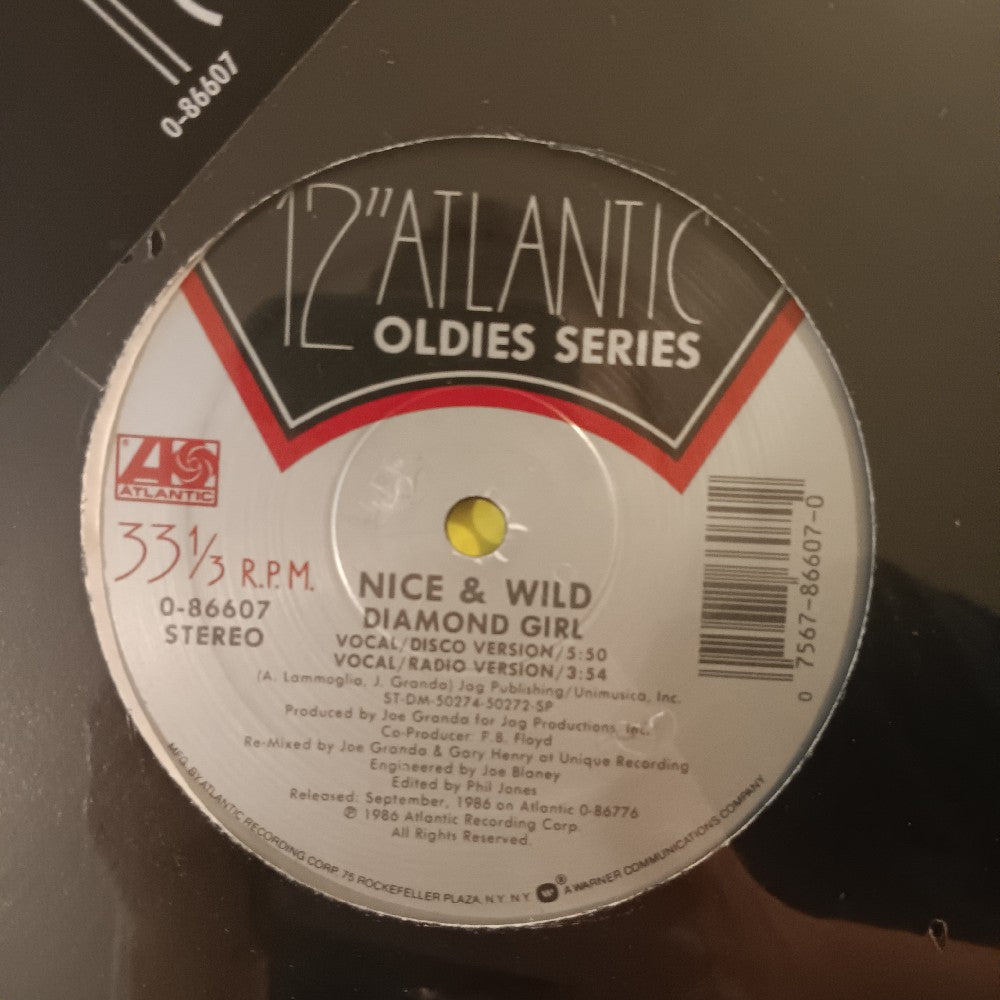 Nice & Wild / Tasha Thomas - Diamond Girl / Shoot Me 12" - 1989 - 0-86607 - New - Sealed - Vinyl