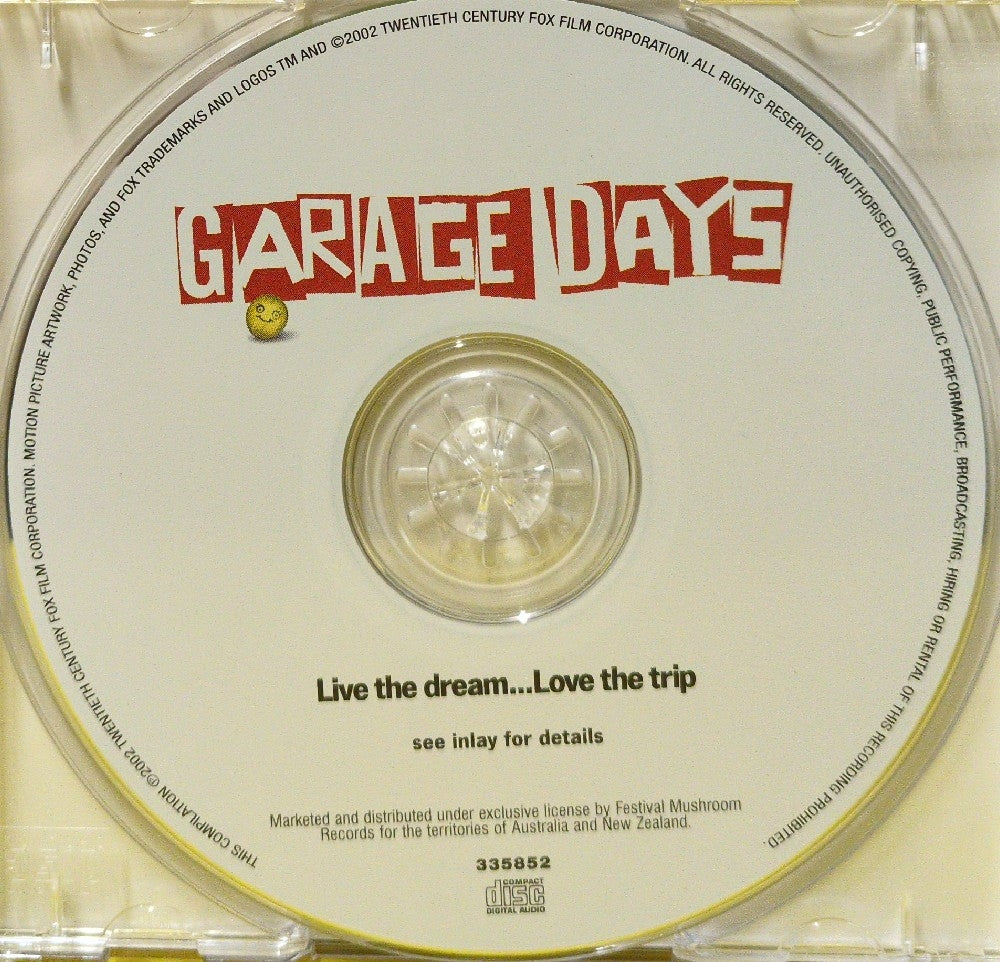 Various - Garage Days (Music From The Alex Proyas Film) - 2002 - 335852 - Used - VG++ - CDs - Australia/New Zealand Import