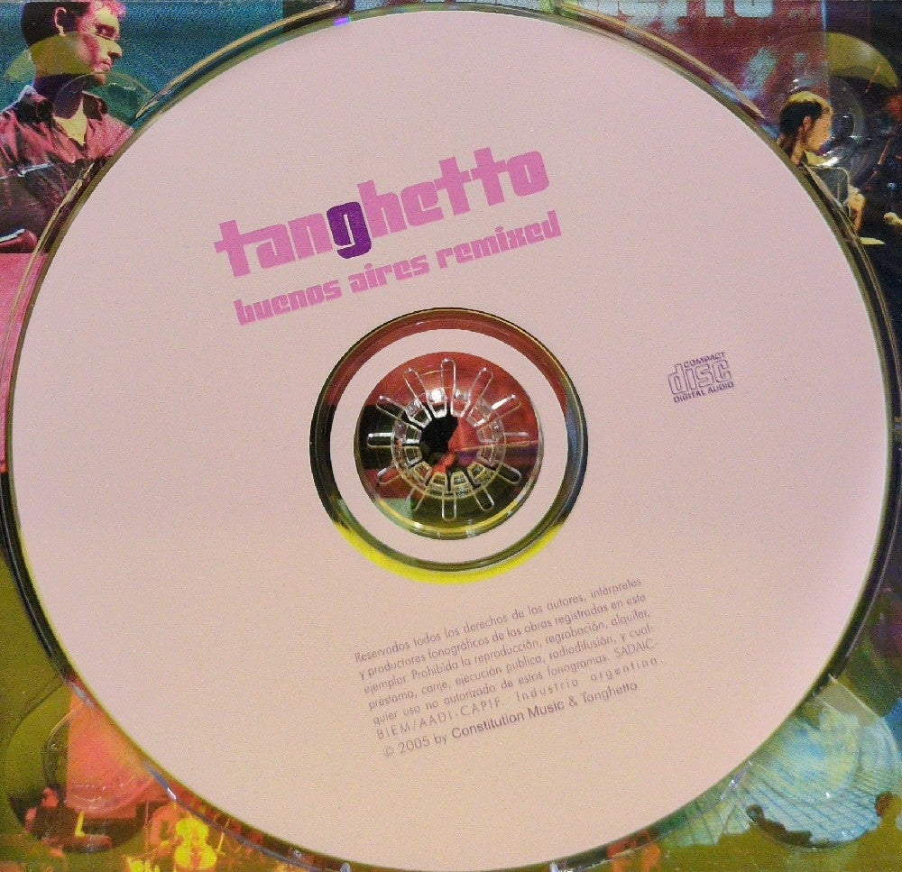 Tanghetto - Buenos Aires Remixed - 2005 - CM007 - Used - VG++ - CDs - Argentina Import