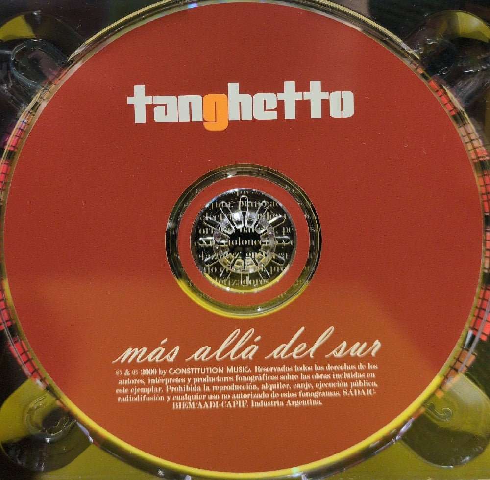 Tanghetto - Mas Alla Del Sur - 2009 - CM-011 - Used - VG++ - CDs - Argentina Import