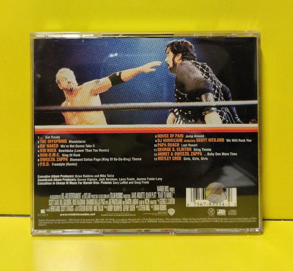 Various - Ready To Rumble (Music From And Inspired By The Motion Picture) - 2000 - 83334-2 - Used - VG++ - CDs - Parental Advisory