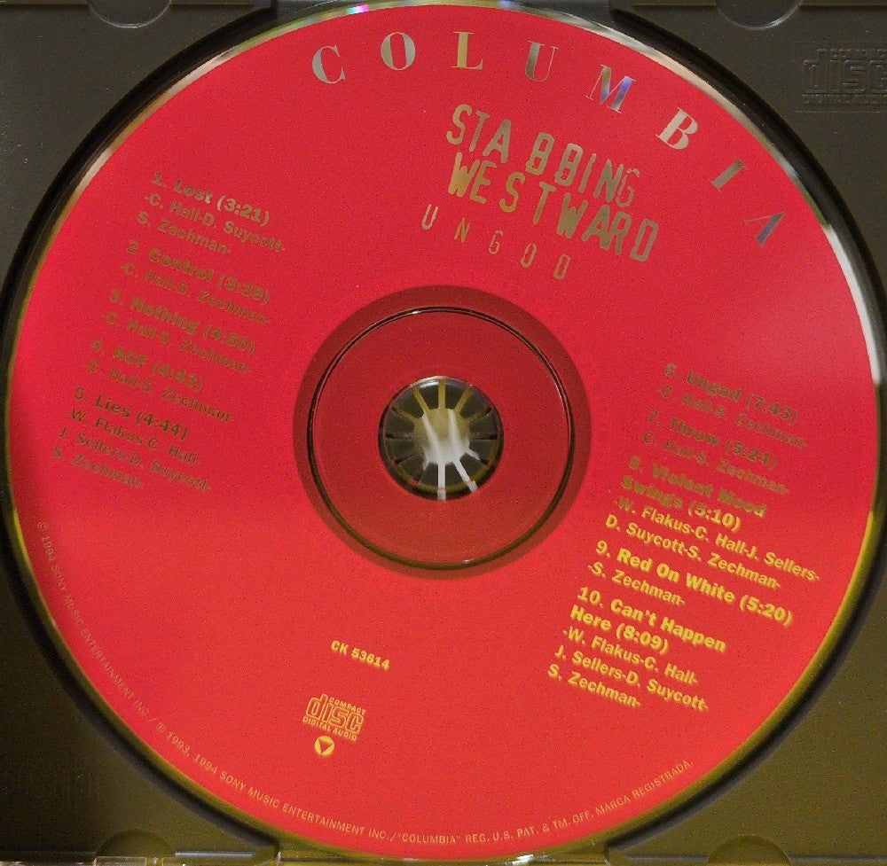 Stabbing Westward - Ungod - 1994 - CK 53614 - Used - VG++ - CDs