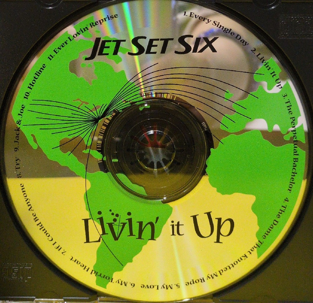 Jet Set Six - Livin' It Up - 1998 - 80020-2 - Used - VG++ - CDs - Promo