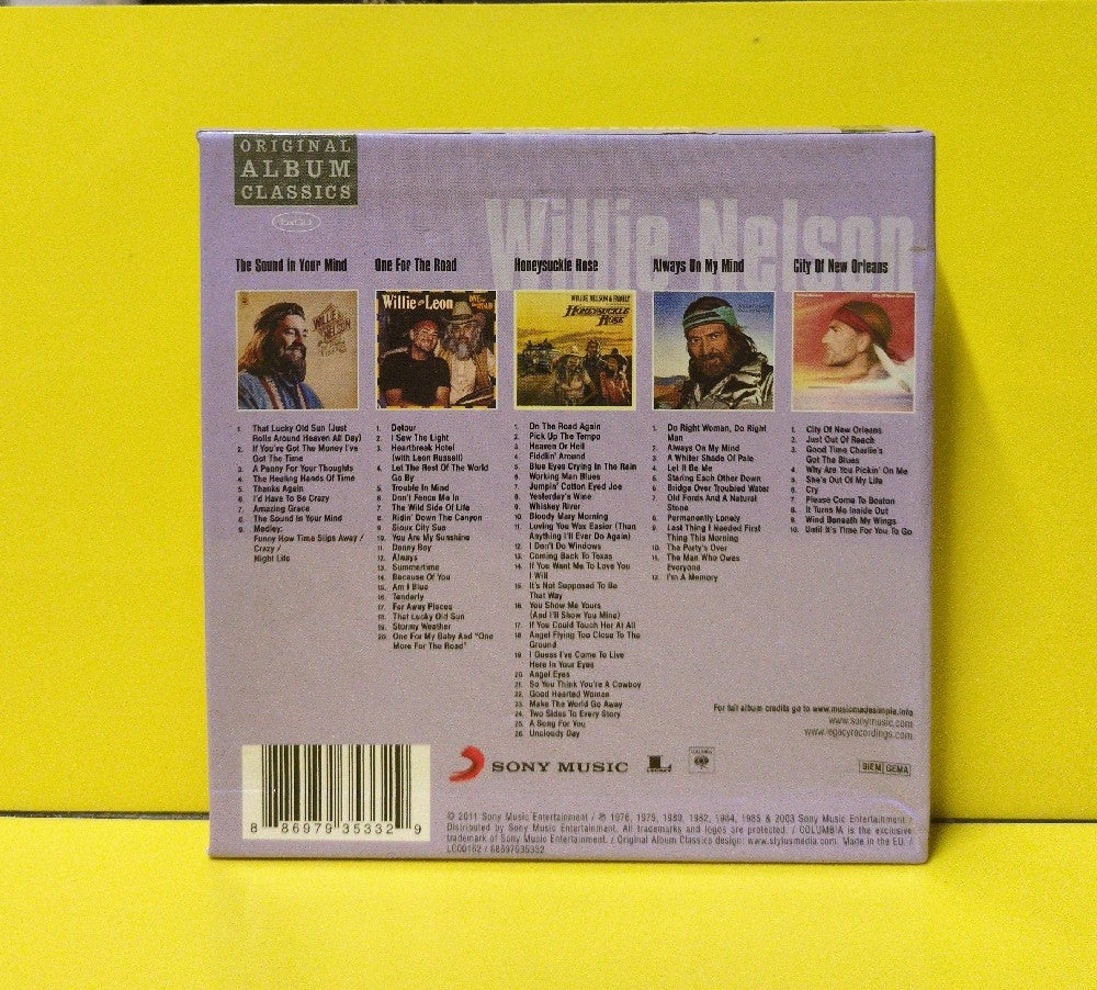 Willie Nelson - Original Album Classics - 2011 - 88697935332 - Used - VG++ - CDs - 5xCD Box Set - European Import