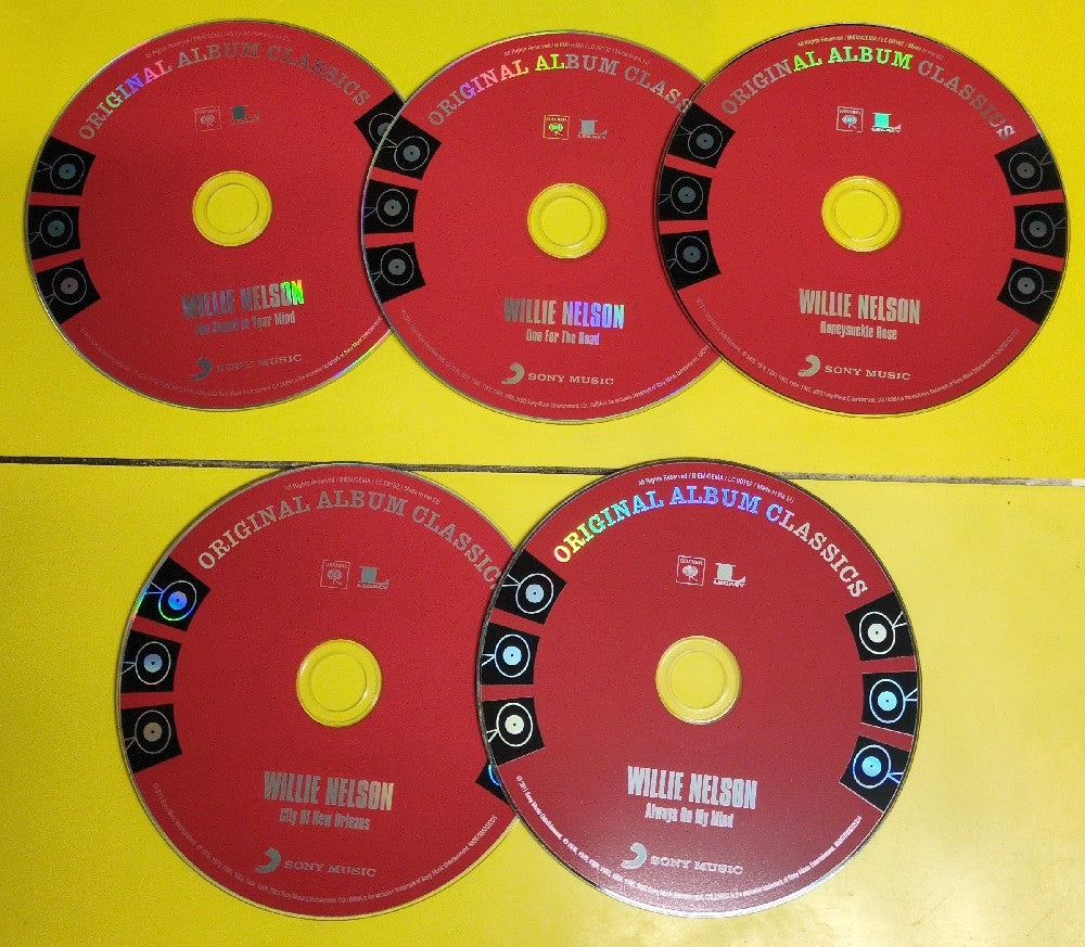 Willie Nelson - Original Album Classics - 2011 - 88697935332 - Used - VG++ - CDs - 5xCD Box Set - European Import