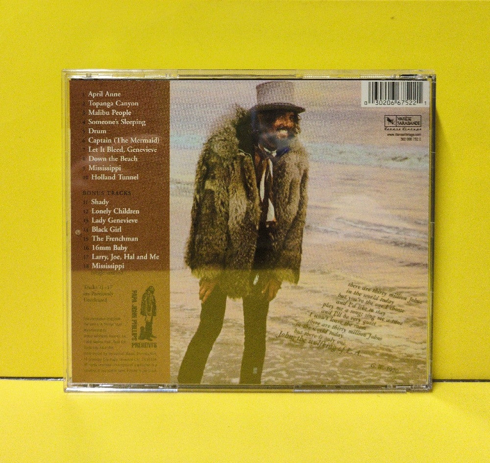 John Phillips - John Phillips (John The Wolfking Of L.A.) - 2006 - 302 066 752 2 - Used - VG++ - CDs - Reissue - Remastered