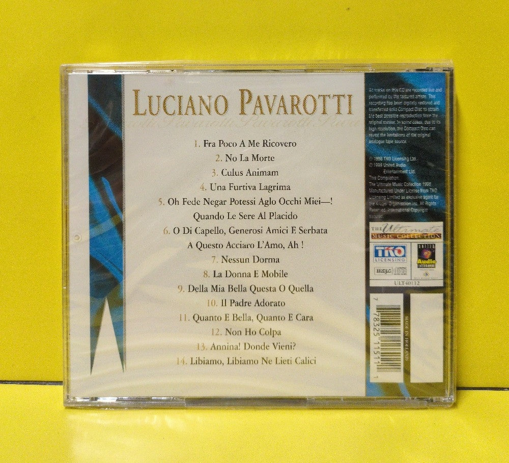 Luciano Pavarotti - Luciano Pavarotti - 1998 - ULT40112 - New - Sealed - CDs - UK Import