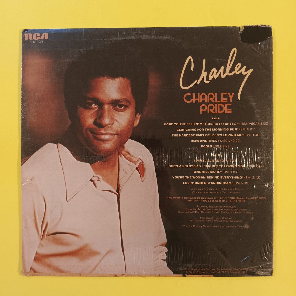 Charley Pride - Charley QUAD - 1975 - APD1-1038 - New - Sealed - Vinyl