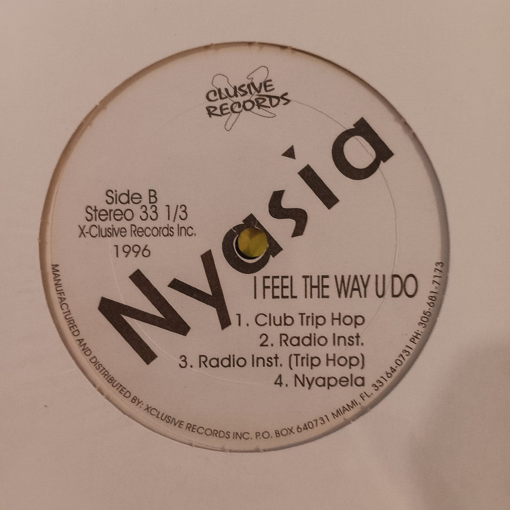 Nyasia - I Feel The Way U Do 12" - 1996 - 026 - New - Sealed - Vinyl