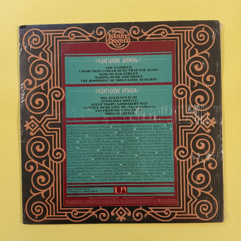 Kenny Rogers - The Gambler CLUB EDITION - 1978 - UA-LA934-H - New - Sealed - Vinyl