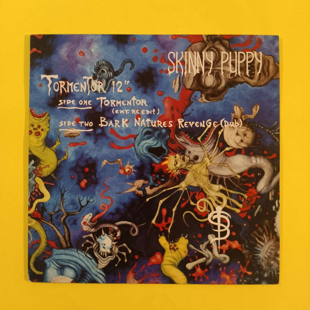 Skinny Puppy - Tormentor BLUE 12" - 1990 - V-15644 - Used - VG++ - Vinyl