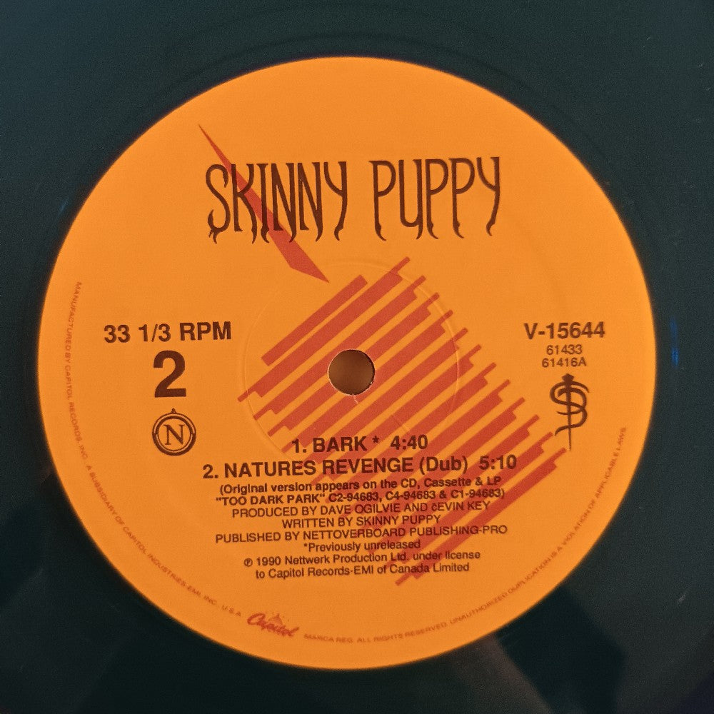 Skinny Puppy - Tormentor BLUE 12" - 1990 - V-15644 - Used - VG++ - Vinyl