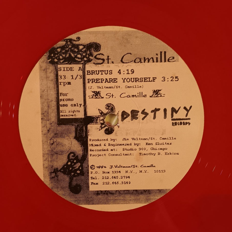 St. Camille - You Won't Gimme None / Brutus RED PROMO - 1994 - Used - VG++ - Vinyl