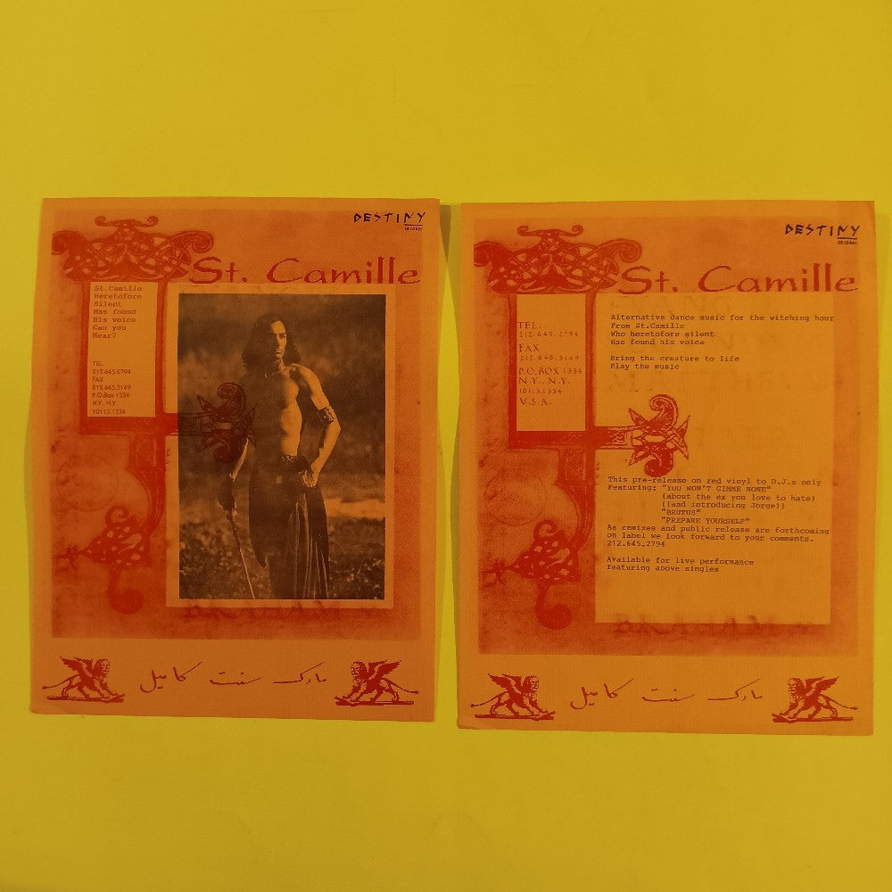 St. Camille - You Won't Gimme None / Brutus RED PROMO - 1994 - Used - VG++ - Vinyl