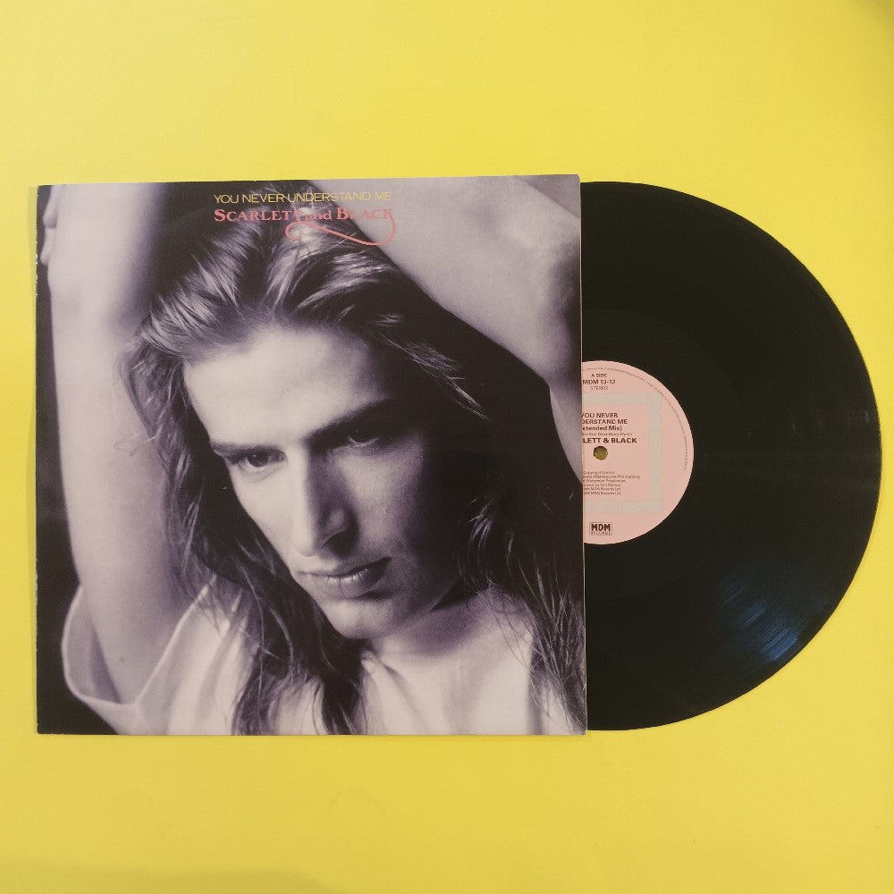 Scarlett & Black - You Never Understand Me UK 12" - 1986 - MDM 13-12 - Used - VG++ - Vinyl