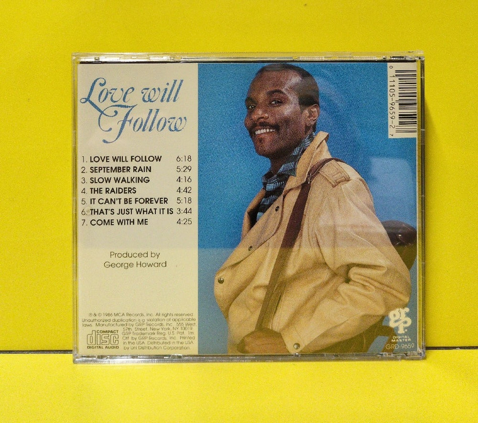 George Howard - Love Will Follow - 1991 - GRD-9659 - Used - VG++ - CDs - Reissue