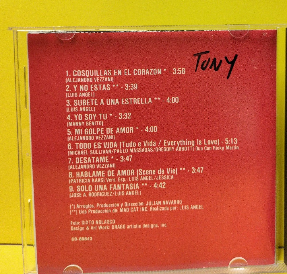 Jéssica Cristina - Aprendiendo A Querer - 1992 - CD-80843 - Used - VG++ - CDs