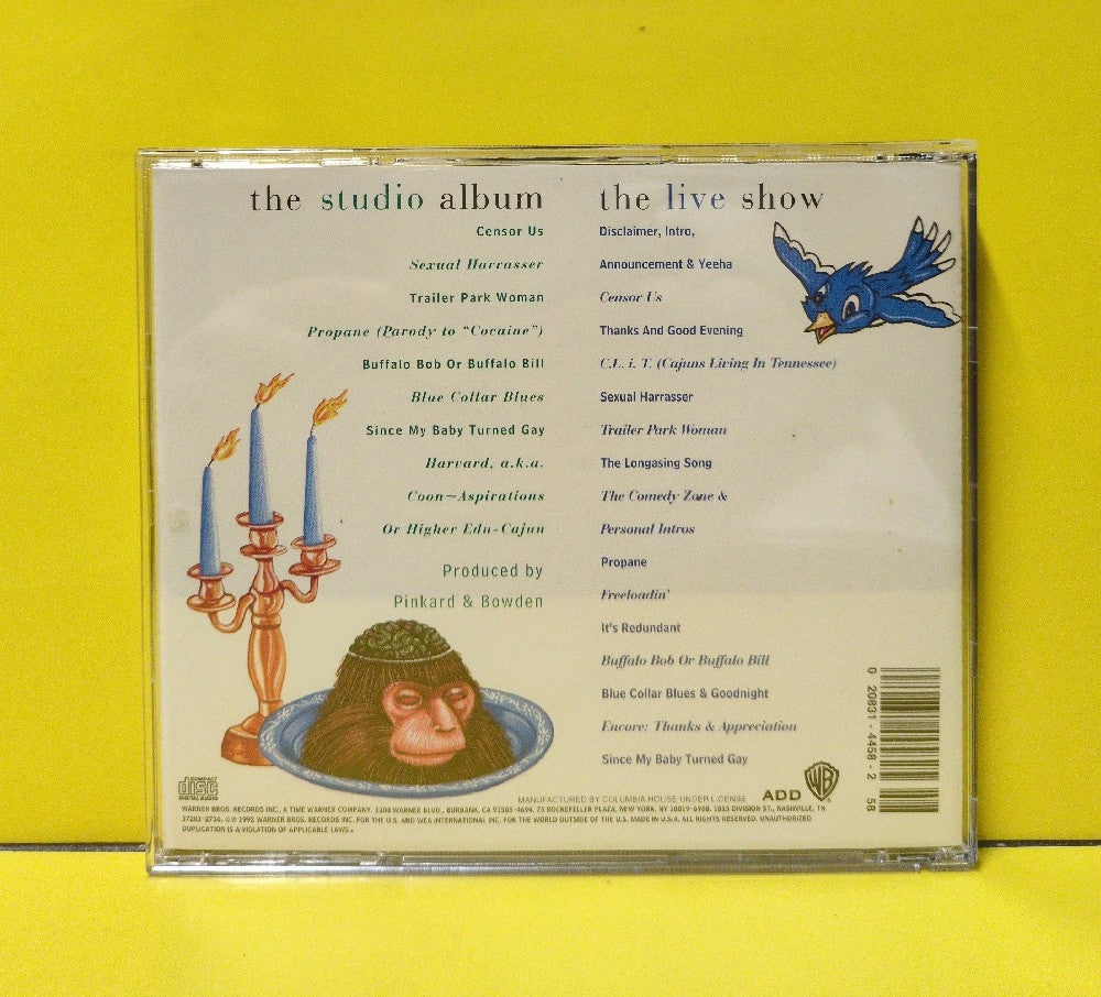 Pinkard & Bowden - Cousins, Cattle & Other Love Stories - 1992 - W2 26844 - Used - VG++ - CDs - Club Edition