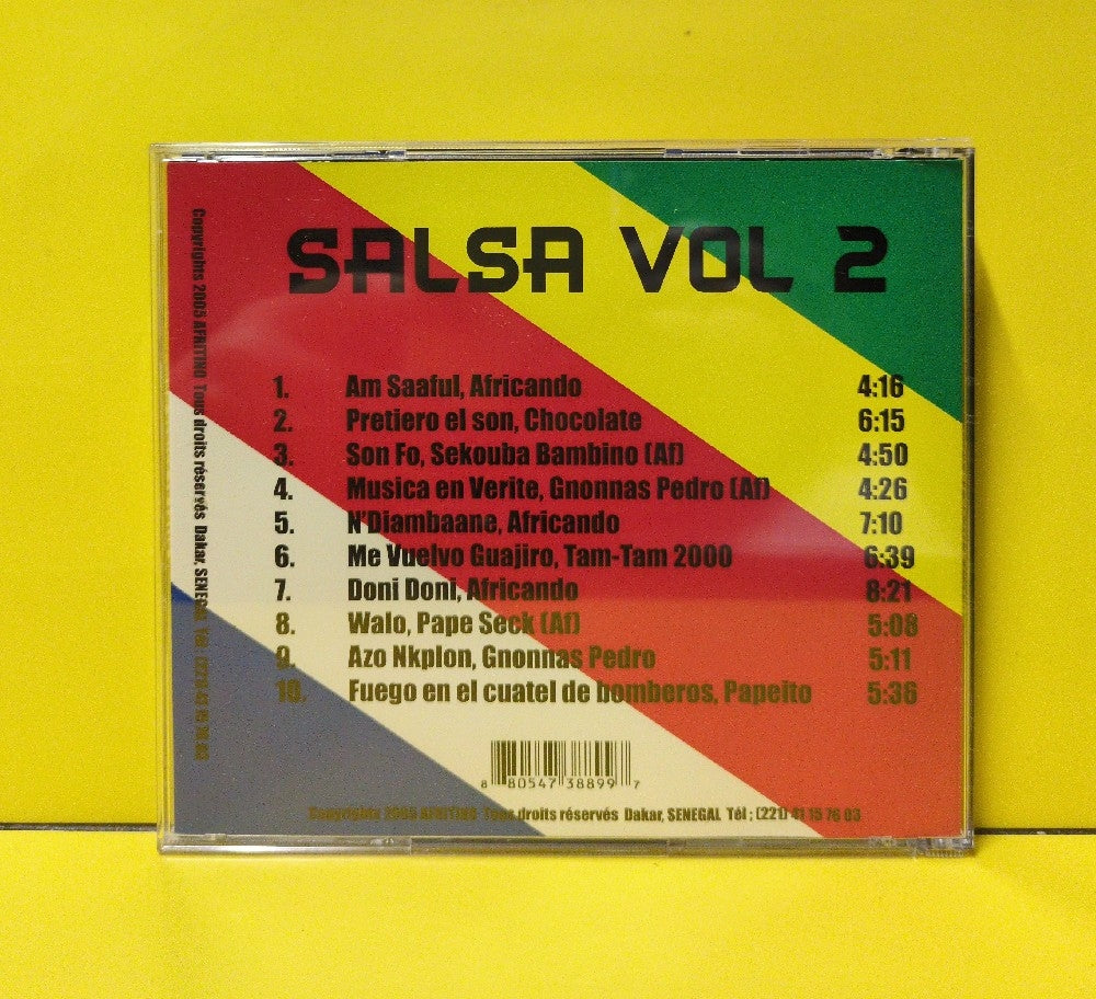 Various - Salsa From Africa To Latin America Volume 2 - 2005 - 02SAL07 - Used - VG++ - CDs - Senegal Import