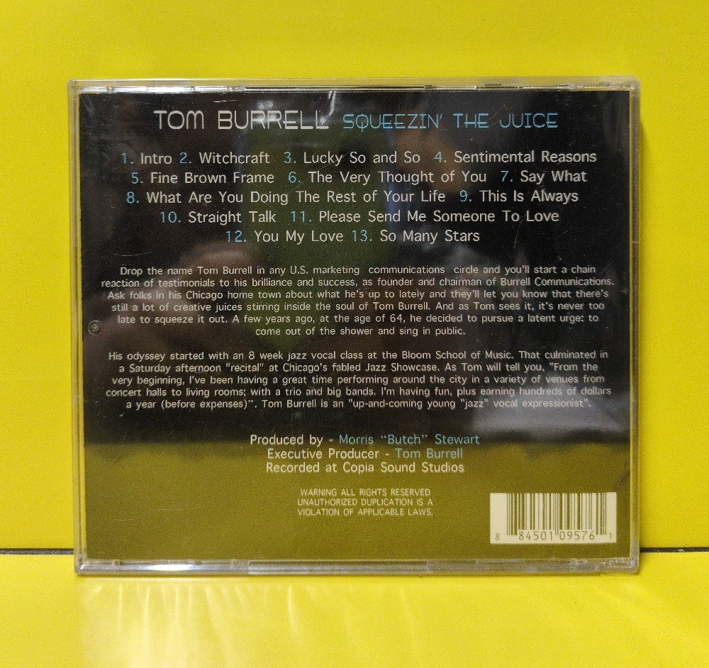 Tom Burrell - Squeezin' The Juice - New - Sealed - CDs
