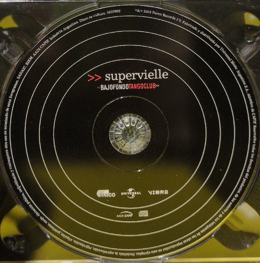Bajofondo Tango Club Presenta A:  Supervielle - Supervielle - 2004 - 9820902 - Used - VG++ - CDs - Argentina Import