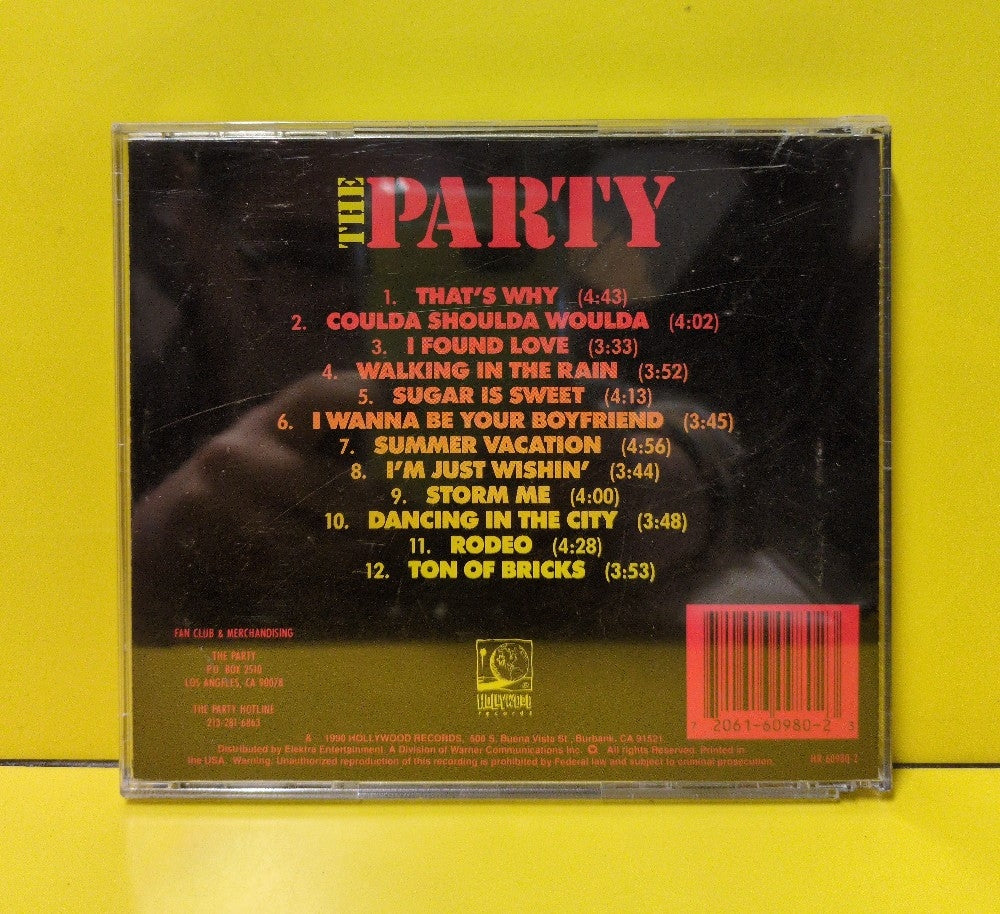 The Party - The Party - 1990 - HR-60980-2 - Used - VG++ - CDs