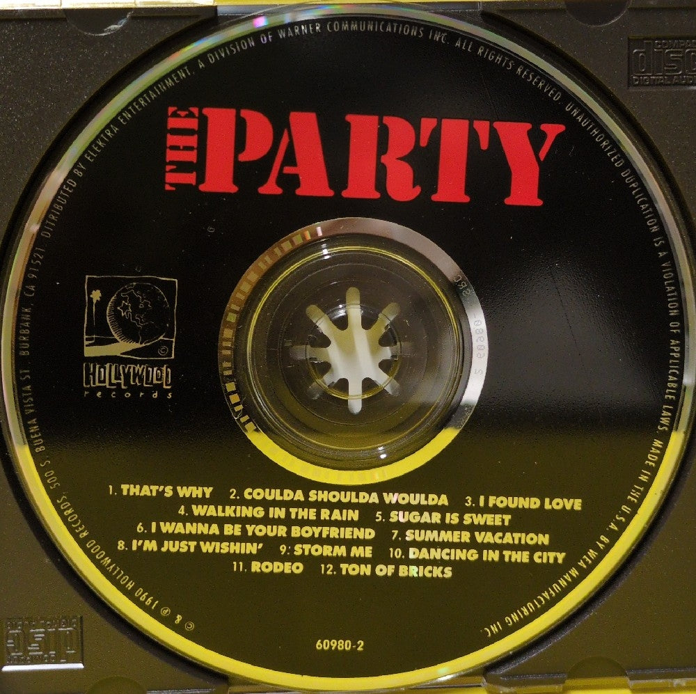 The Party - The Party - 1990 - HR-60980-2 - Used - VG++ - CDs