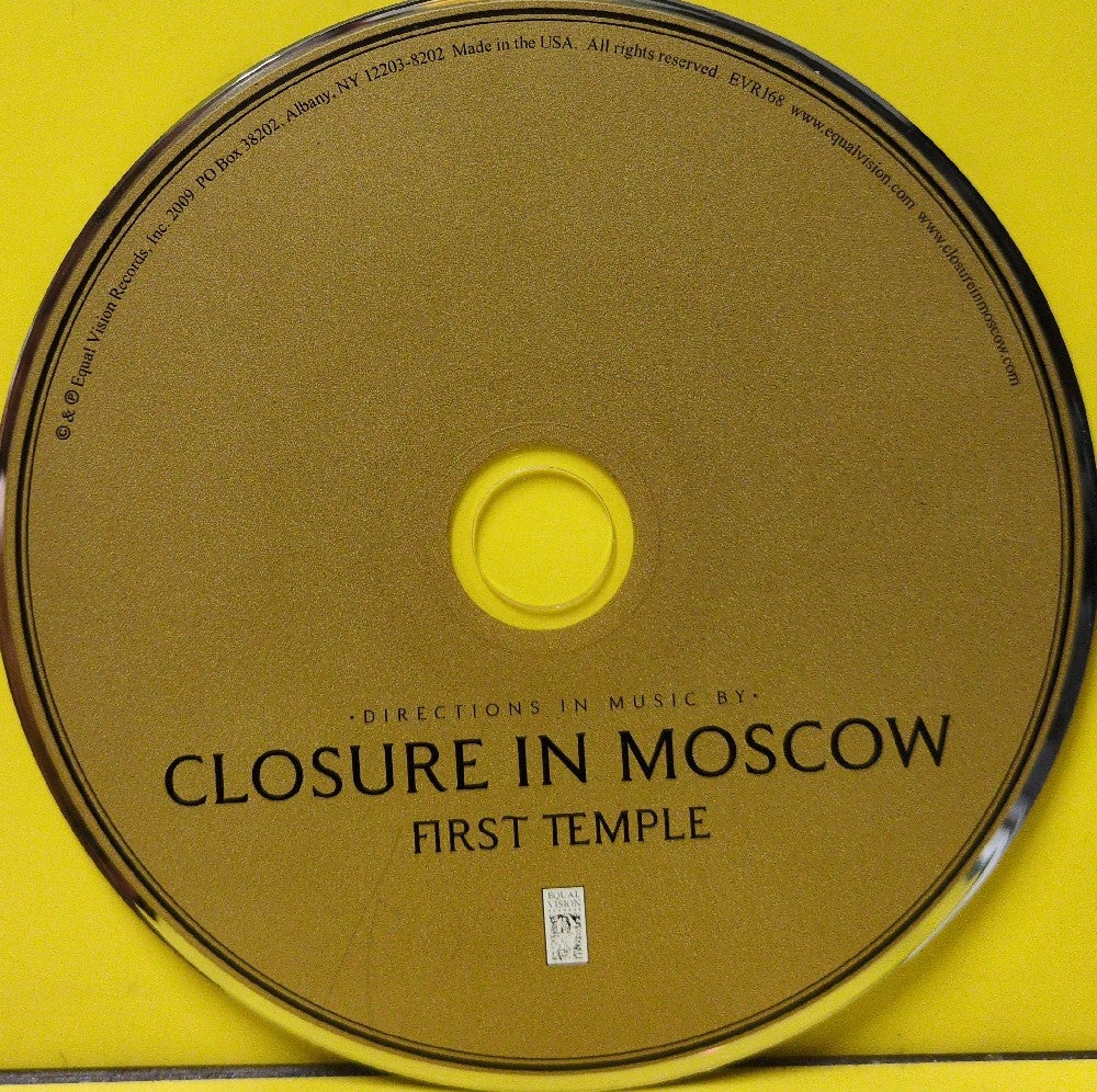 Closure In Moscow - First Temple - 2009 - EVR168 - Used - VG++ - CDs