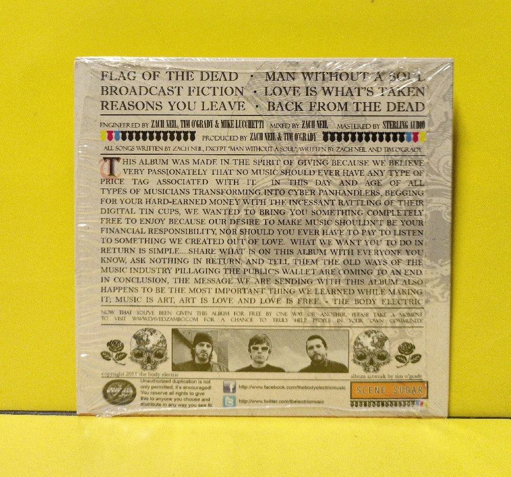 The Body Electric - Positive Charge - 2011 - Used - VG++ - CDs