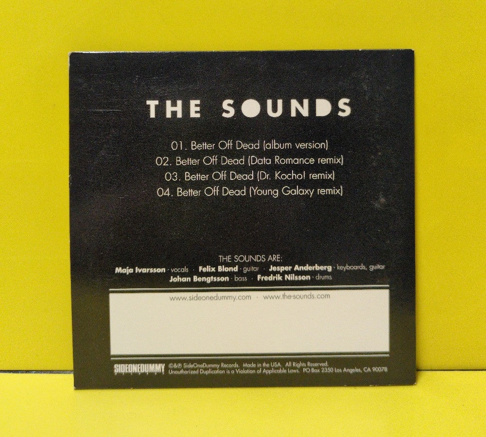 The Sounds - Something To Die For (Sampler) - 2011 - Used - VG++ - CDs