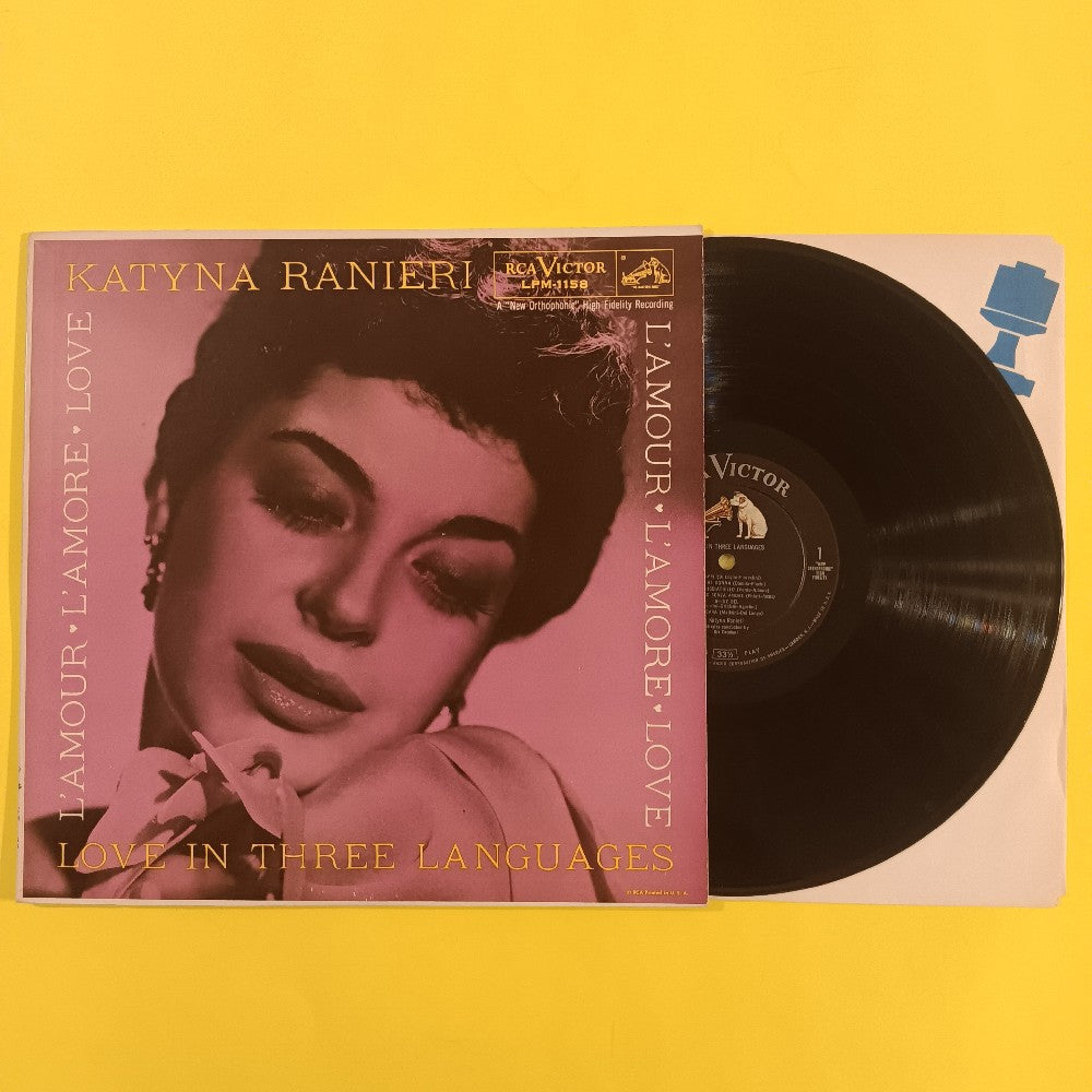 Katyna Ranieri - Love In Three Languages - 1956 - LPM 1158 - Used - EX - Vinyl