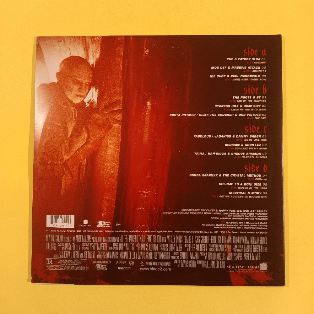 Various - Blade II BLUE VINYL 2LP - 2002 - 7243 8 12064 1 6 - Used - EX - Vinyl