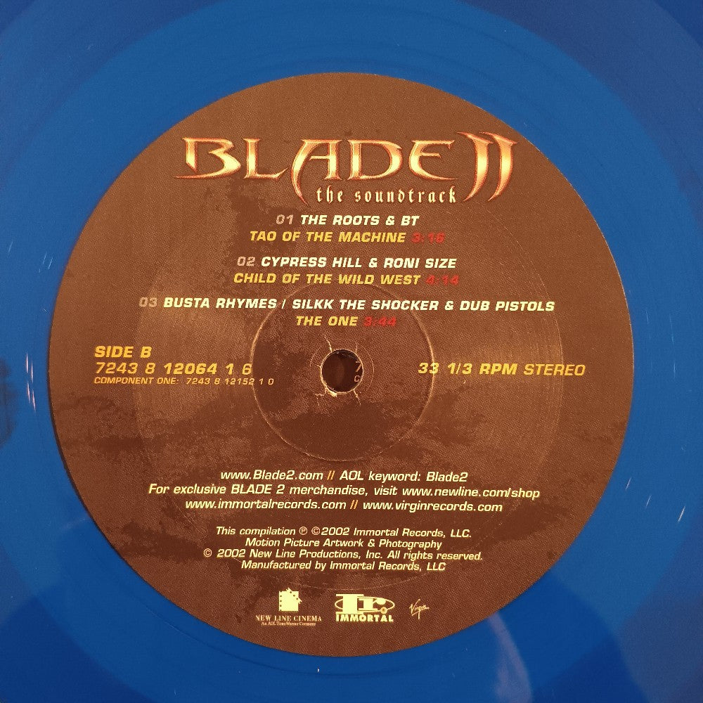 Various - Blade II BLUE VINYL 2LP - 2002 - 7243 8 12064 1 6 - Used - EX - Vinyl