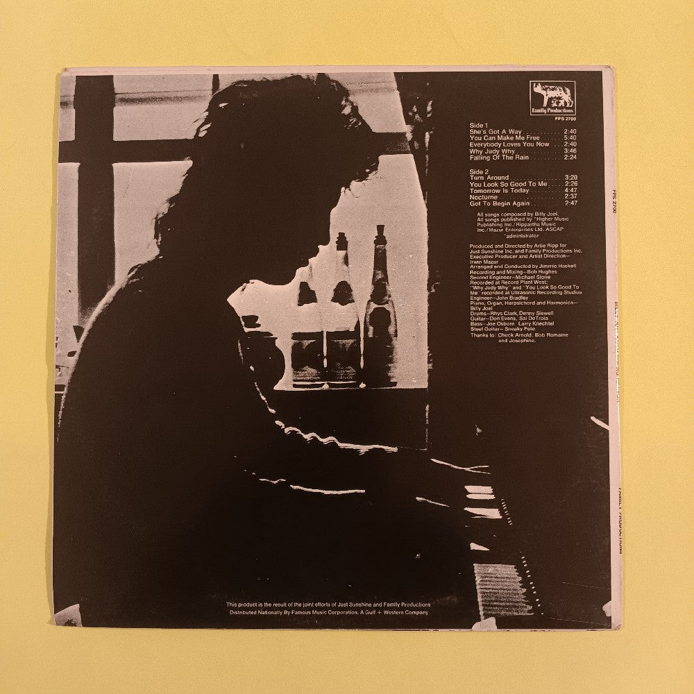 Billy Joel - Cold Spring Harbor PROMO - FPS 2700 - Used - VG++ - Vinyl