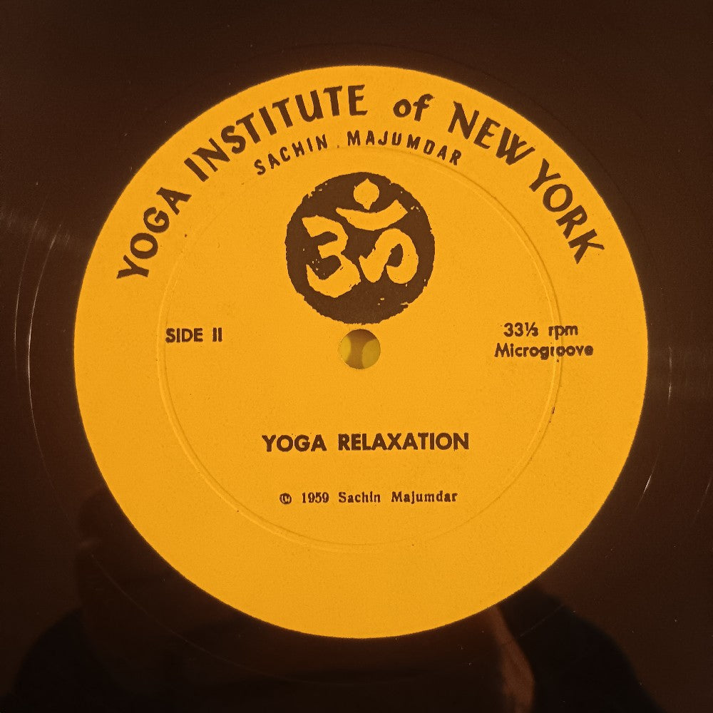 Sachin Majumdar - Yoga Meditation & Relaxation - 1959 - URL 333 - Used - VG+ - Vinyl