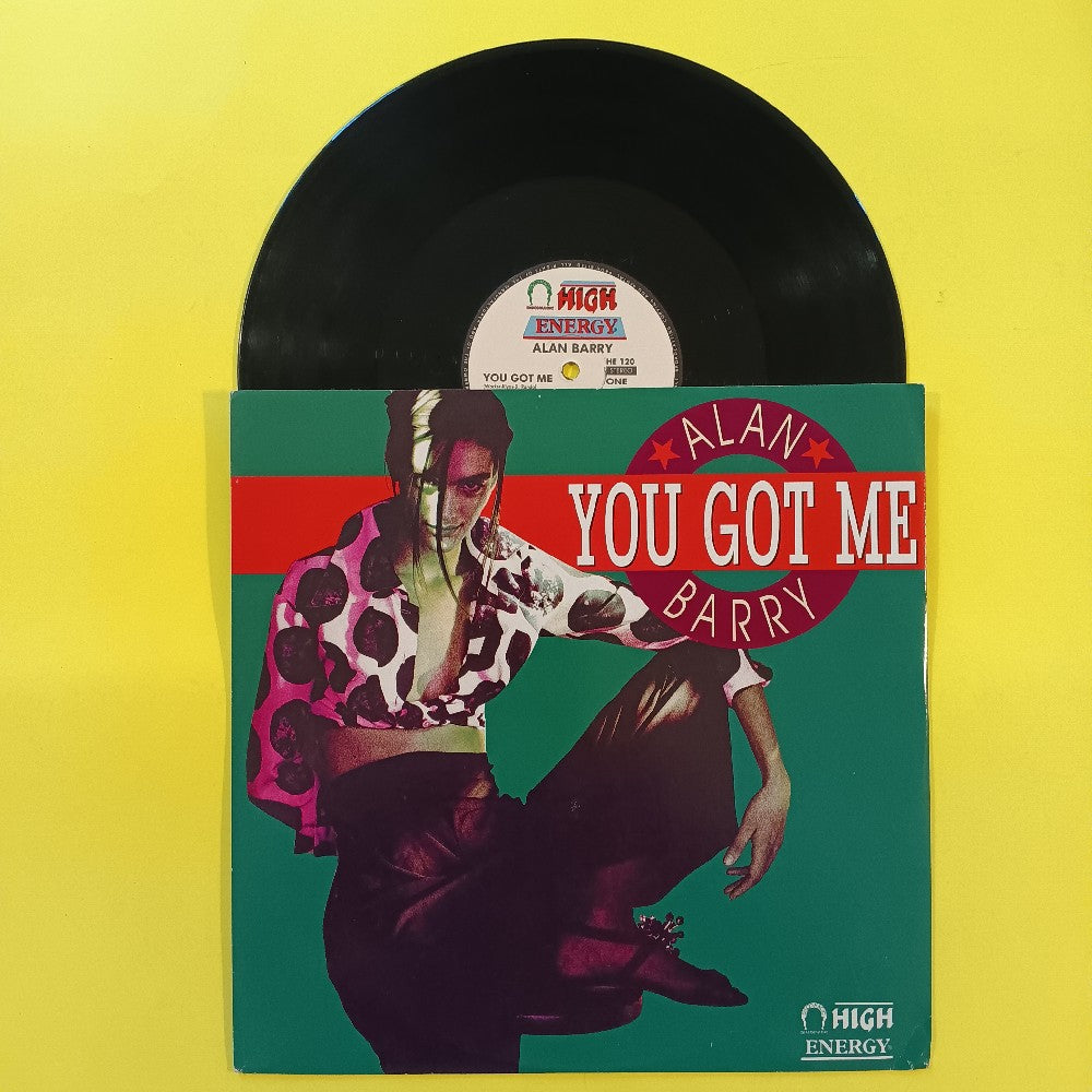 Alan Barry - You Got Me 12" ITALY - 1989 - HE 120 - Used - VG++ - Vinyl