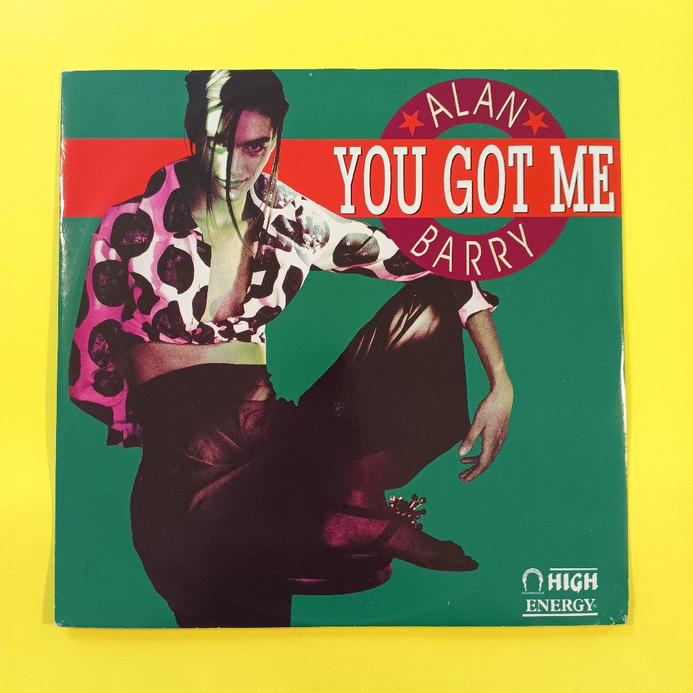 Alan Barry - You Got Me 12" ITALY - 1989 - HE 120 - Used - VG++ - Vinyl