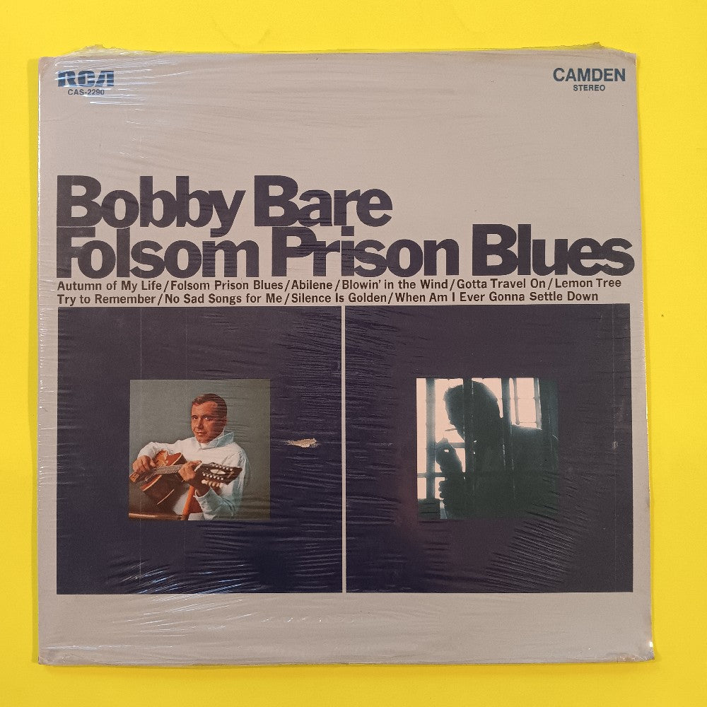 Bobby Bare - Fulsom Prison Blues - 1969 - CAS-2290 - New - Sealed - Vinyl