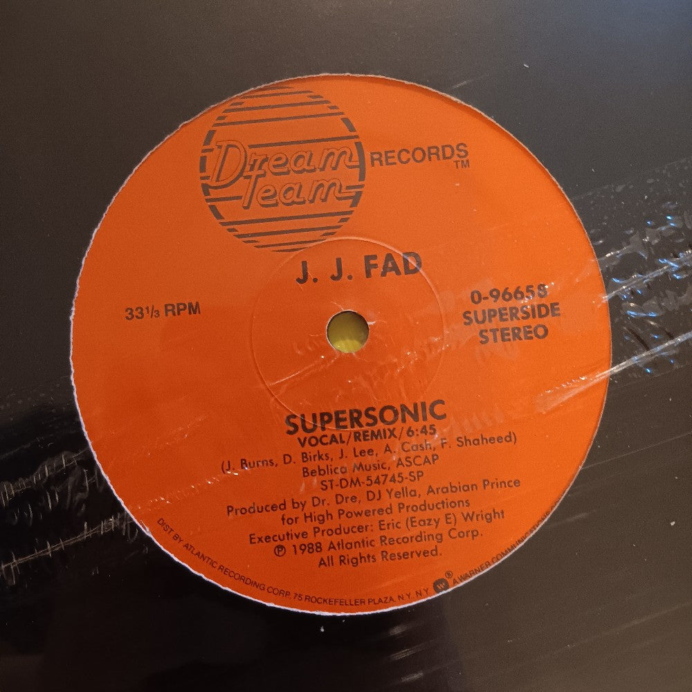 J.J. Fad - Supersonic 12" - 1988 - 0-96658 - New - Sealed - Vinyl