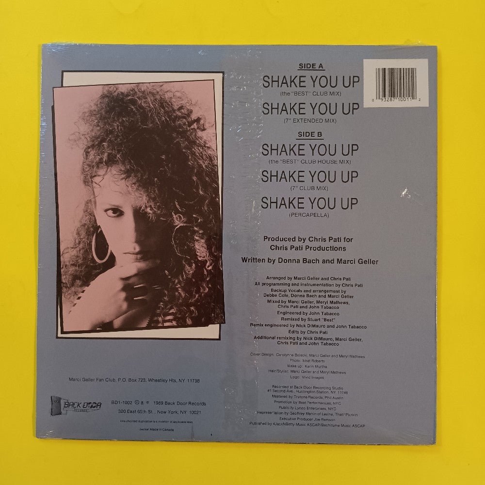 Marci Geller - Shake You Up 12" - 1989 - BD1-1002 - New - Sealed - Vinyl
