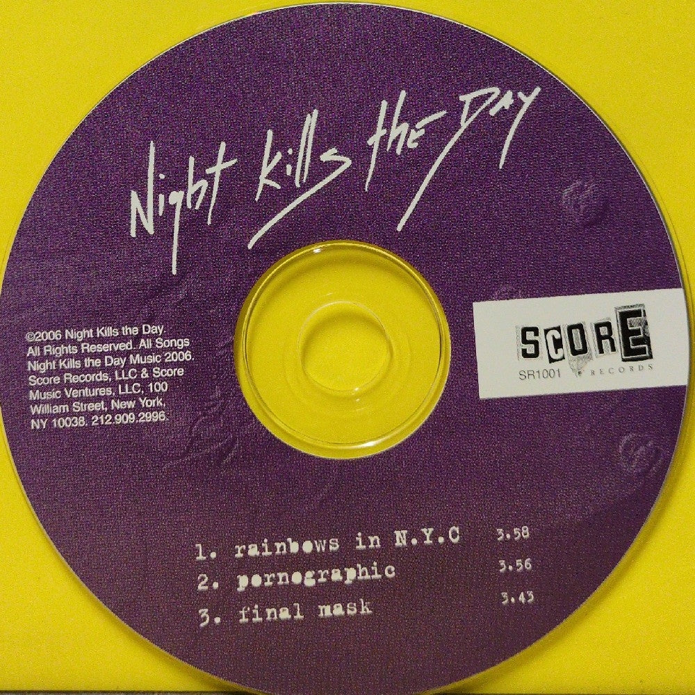Night Kills The Day - The Study Of Man - 2006 - SR1001 - Used - VG++ - CDs - Promo - Sampler