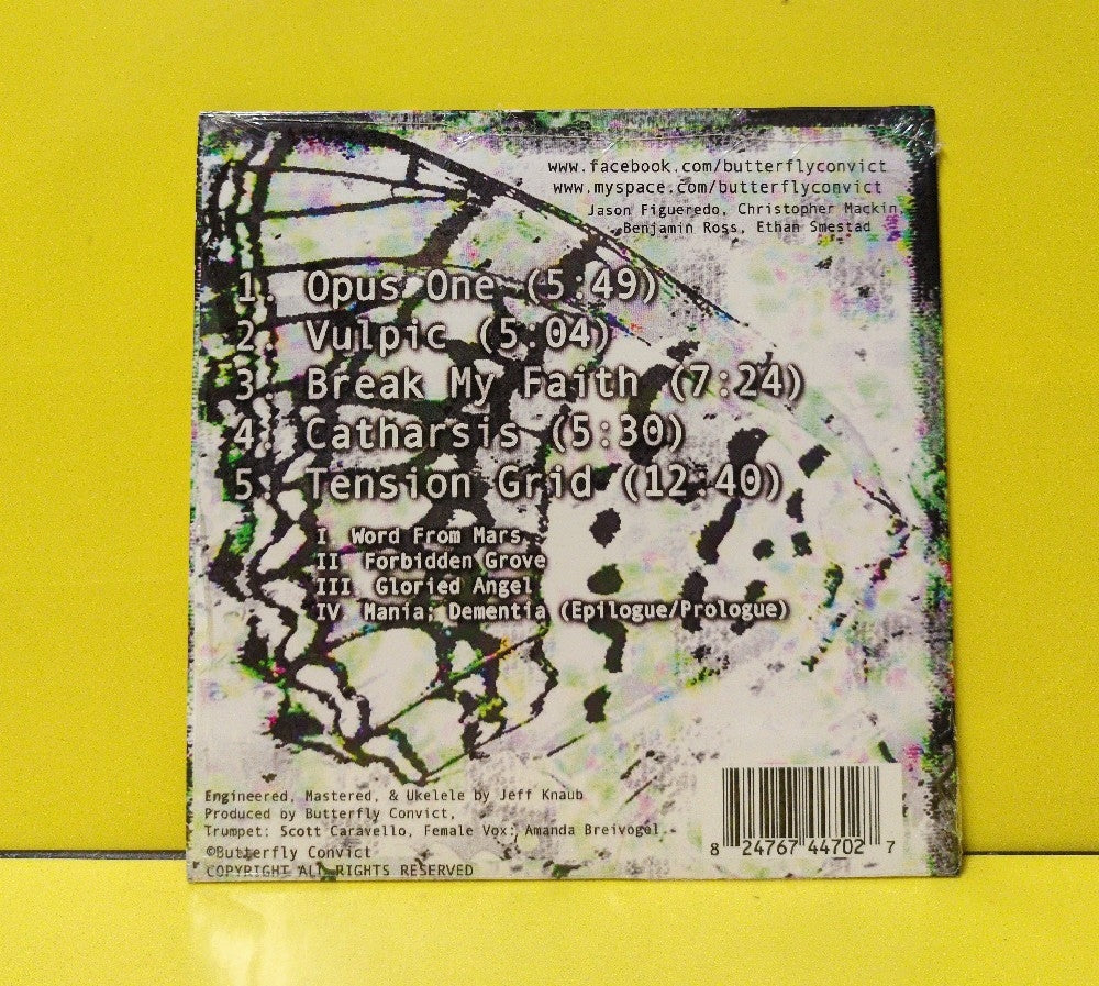 Butterfly Convict - Butterfly Convict EP/Demo - 2010 - Used - VG++ - CDs