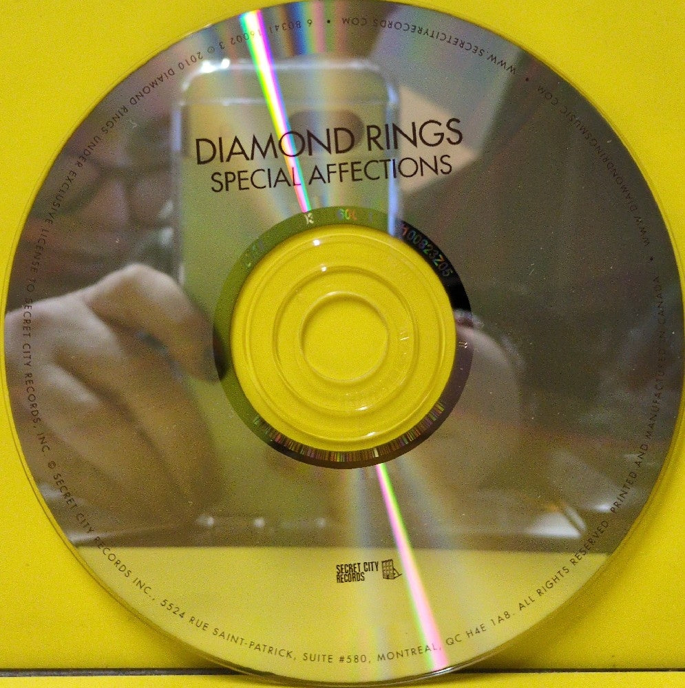 Diamond Rings - Special Affections - 2010 - SCR016CD - Used - VG++ - CDs - Canadian Import